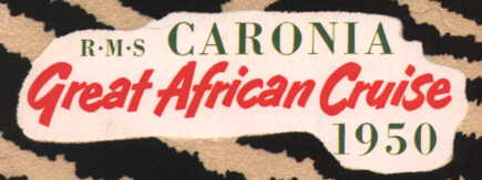 Great African Cruise Banner