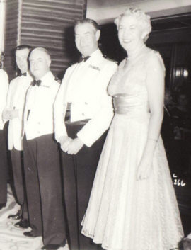 1959 Great World Cruise Officer line-up (2)